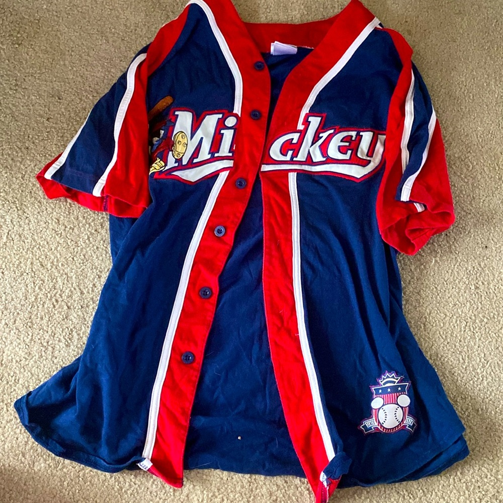 “Mickey Mouse” baseball jersey